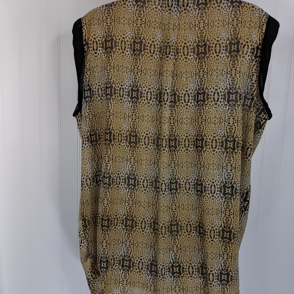 MNG by MANGO Leopard Print Shell Sz 10 - Picture 9 of 15